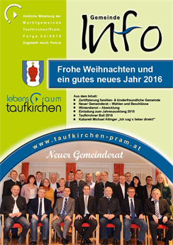 Vorschaubild - Gemeinde Info Folge 4/2015